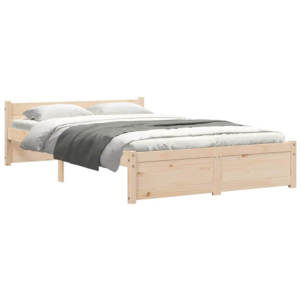 Giroletto senza Materasso Ambrato in Legno Massello 120x200 cm | homemem39