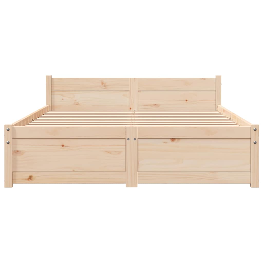 Giroletto senza Materasso Ambrato in Legno Massello 120x200 cm | homemem39