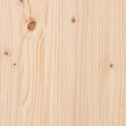 Giroletto senza Materasso Ambrato in Legno Massello 140x200 cm | homemem39