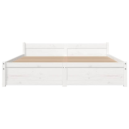 Giroletto Bianco in Legno Massello 140x200 cm | homemem39