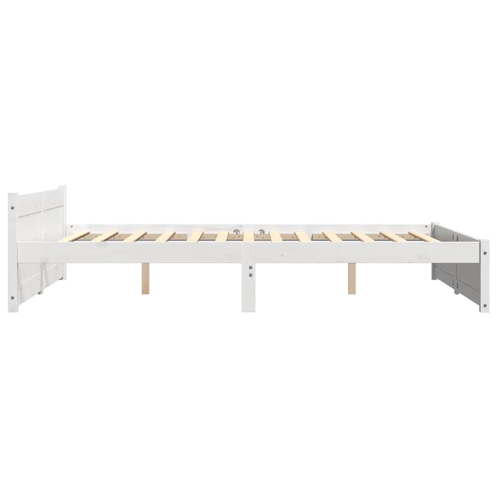 Giroletto Bianco in Legno Massello 140x200 cm | homemem39