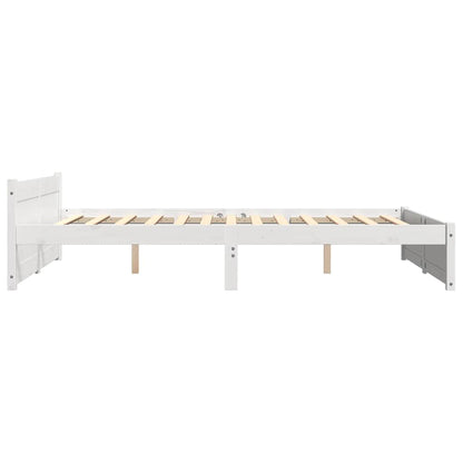 Giroletto Bianco in Legno Massello 140x200 cm | homemem39