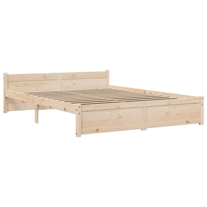 Giroletto senza Materasso in Legno Massello 160x200 cm | homemem39
