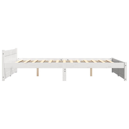 Giroletto Bianco in Legno Massello 160x200 cm | homemem39