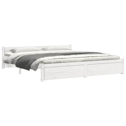 Giroletto Bianco in Legno Massello 180x200 cm Super King | homemem39