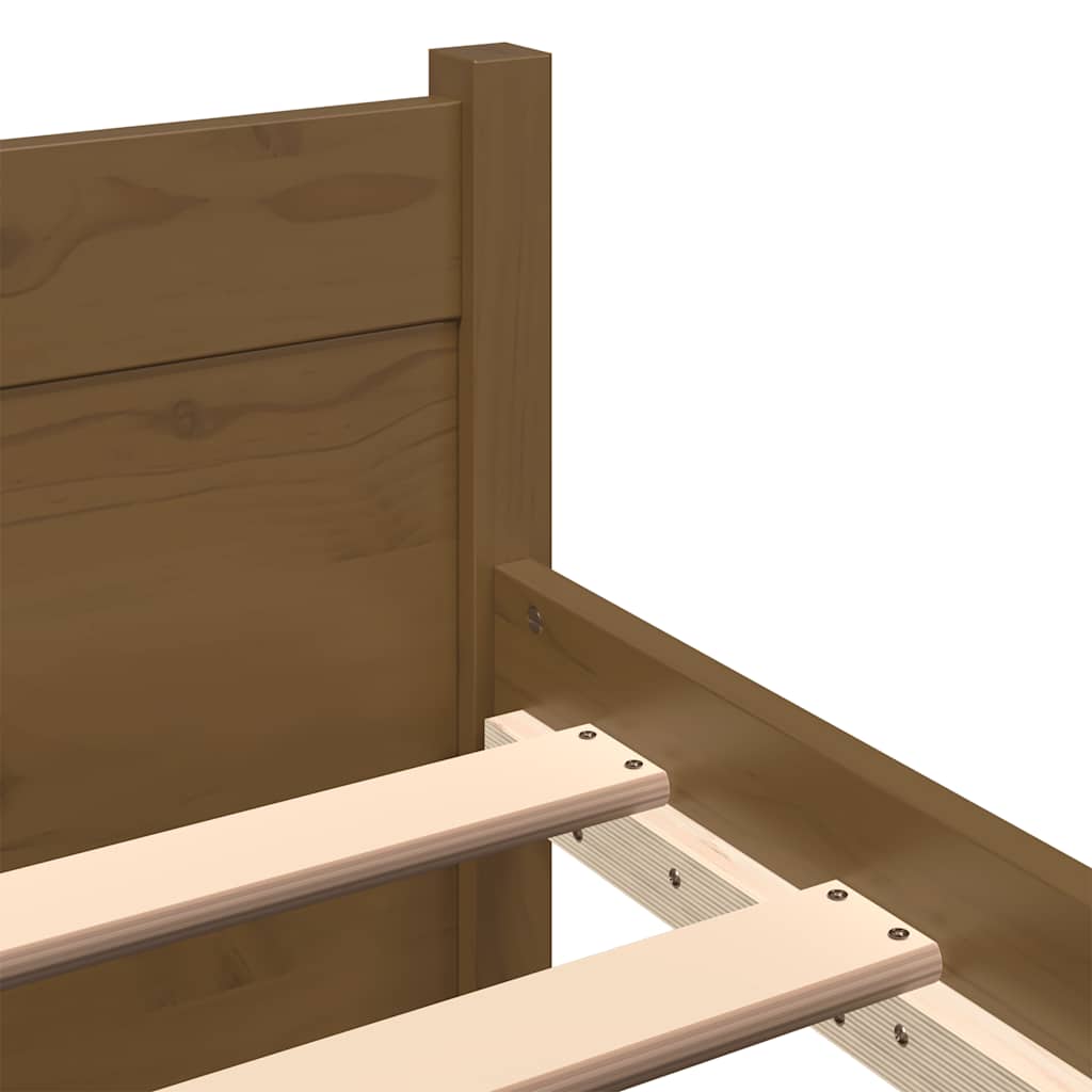 Giroletto senza Materaso Ambra in Legno Massello 200x200 cm | homemem39
