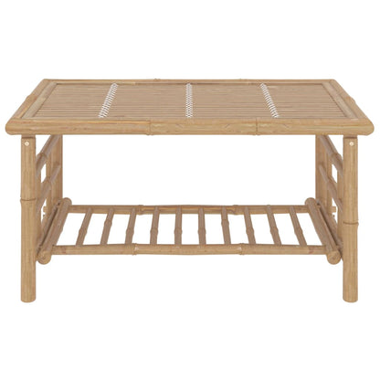 Set Salotto da Giardino 2pz con Cuscini Grigio Scuro Bambù - homemem39