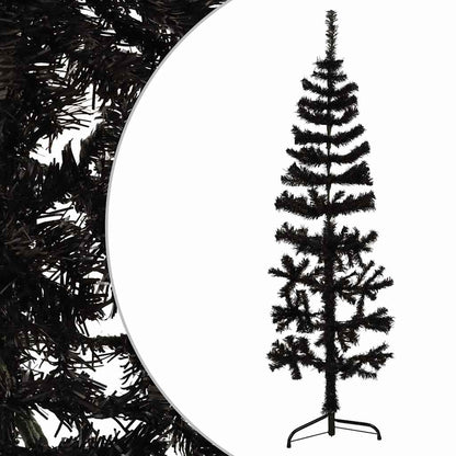 Albero Natale Artificiale Sottile a Metà Supporto 150 cm
