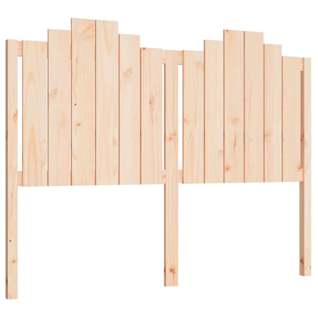 Testiera per Letto 146x4x100 cm in Legno Massello di Pino | homemem39