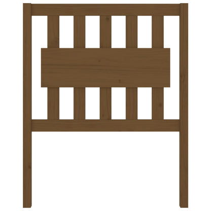 Testiera per Letto ambra 80,5x4x100cm in Legno Massello di Pino - homemem39