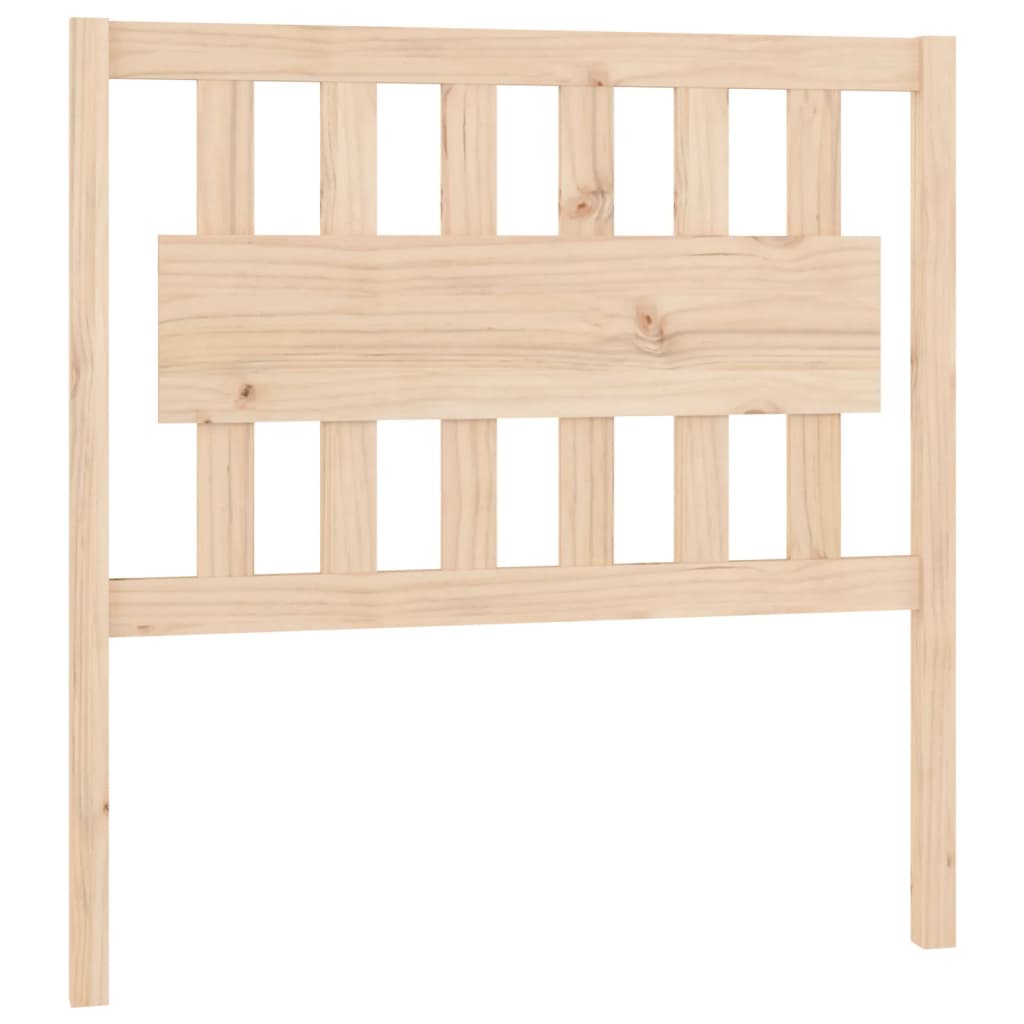 Testiera per Letto 95,5x4x100 cm in Legno Massello di Pino | homemem39