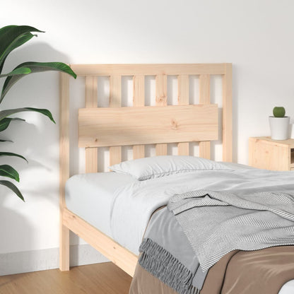 Testiera per Letto 95,5x4x100 cm in Legno Massello di Pino | homemem39