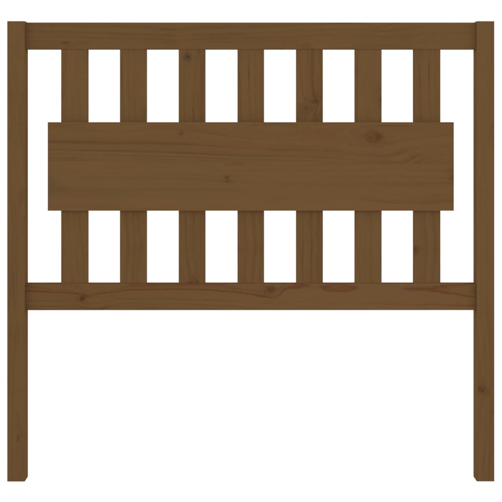 Testiera per Letto ambra 105,5x4x100 cm Legno Massello di Pino - homemem39