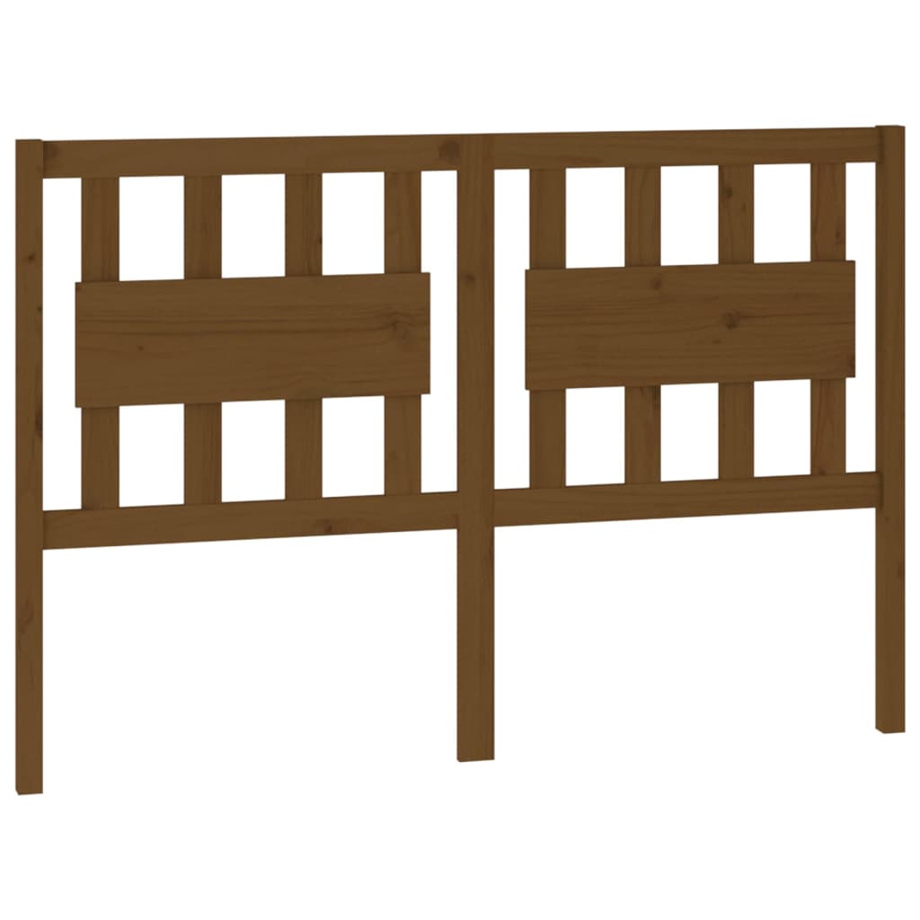 Testiera per Letto ambra 125,5x4x100 cm Legno Massello di Pino - homemem39