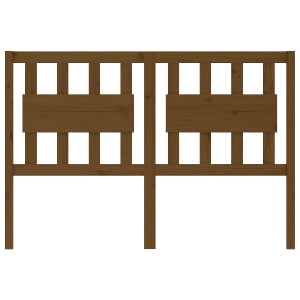 Testiera per Letto ambra 125,5x4x100 cm Legno Massello di Pino - homemem39