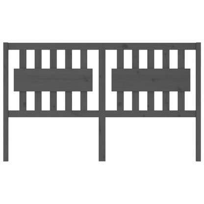 Testiera per Letto Grigia 165,5x4x100 cm Legno Massello di Pino - homemem39