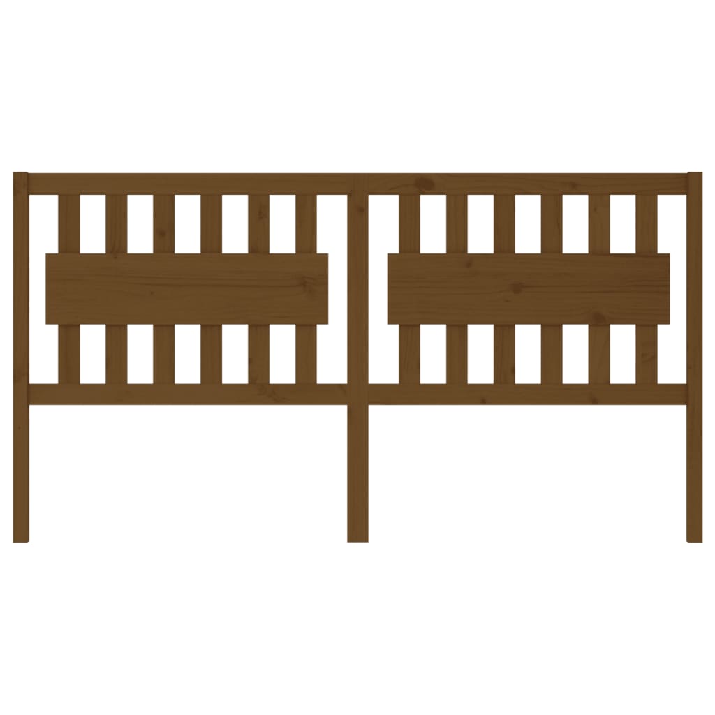 Testiera per Letto ambra 185,5x4x100 cm Legno Massello di Pino - homemem39