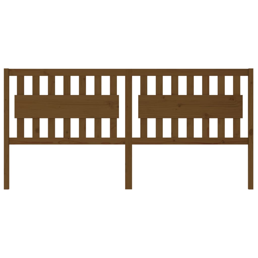 Testiera per Letto ambra 205,5x4x100 cm Legno Massello di Pino - homemem39