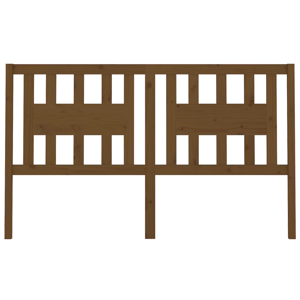 Testiera per Letto ambra 166x4x100 cm in Legno Massello di Pino - homemem39