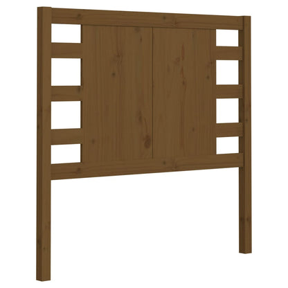 Testiera per Letto ambra 81x4x100 cm in Legno Massello di Pino - homemem39