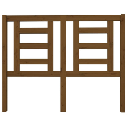 Testiera per Letto ambra 126x4x100 cm in Legno Massello di Pino - homemem39