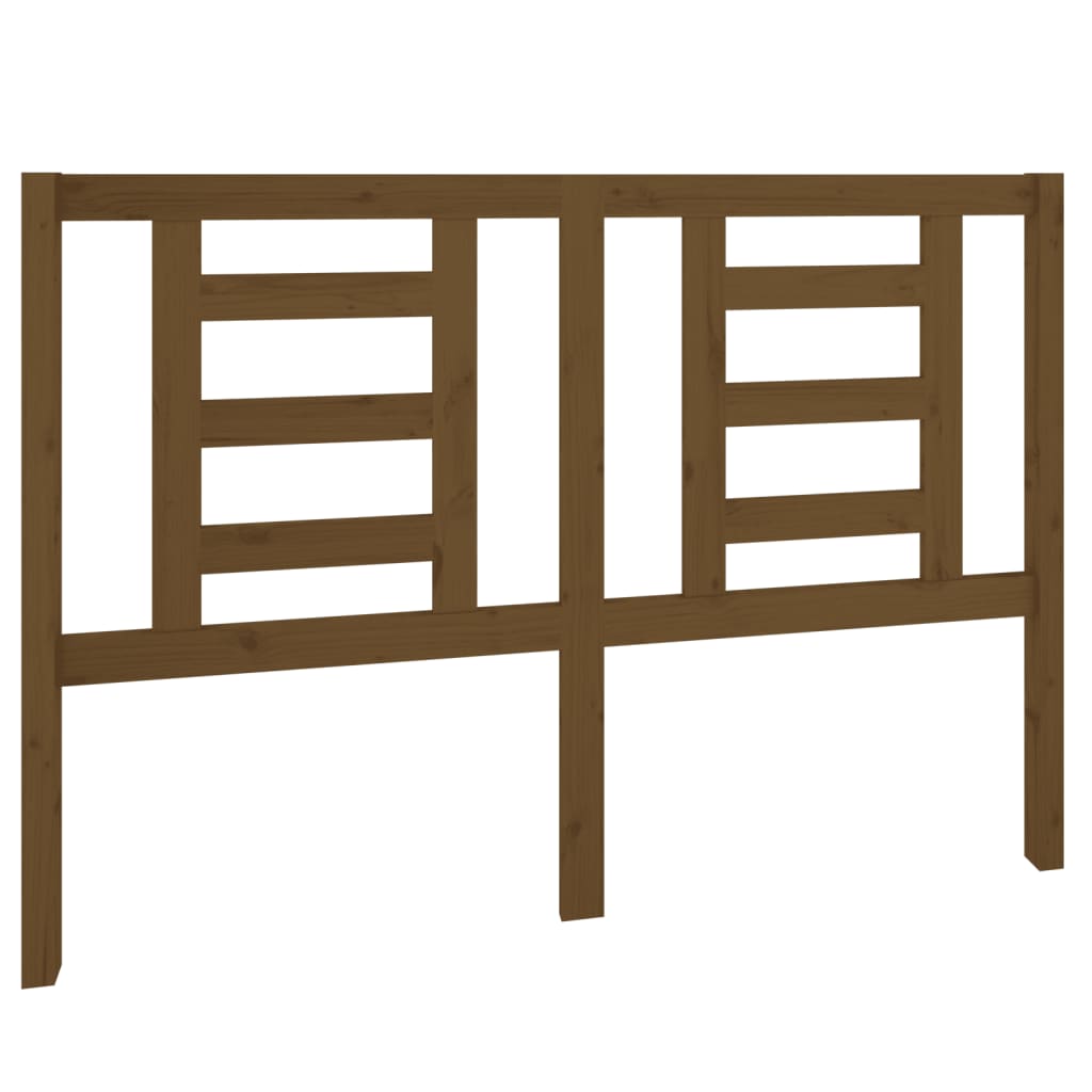 Testiera per Letto ambra 141x4x100 cm in Legno Massello di Pino - homemem39