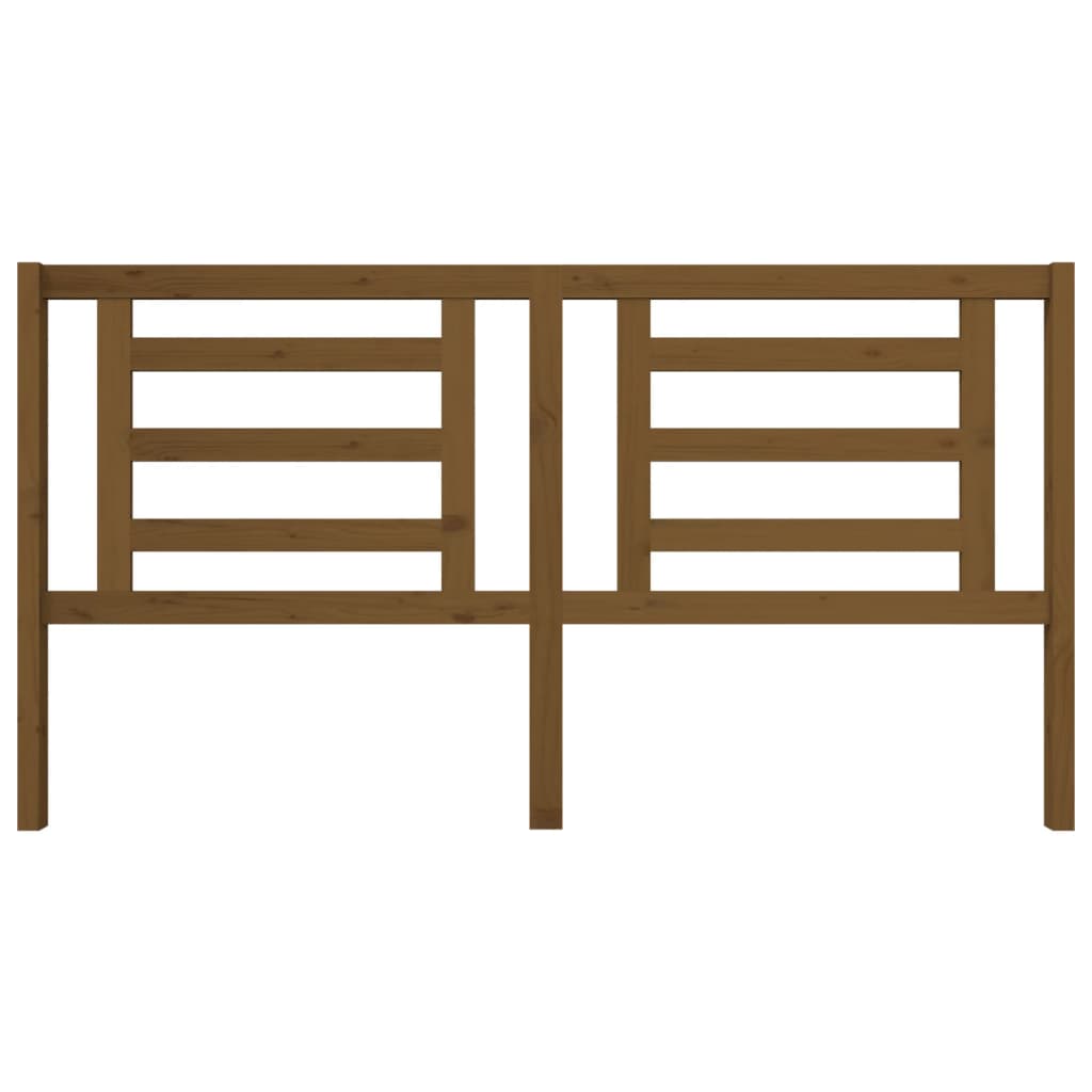 Testiera per Letto ambra 186x4x100 cm in Legno Massello di Pino - homemem39