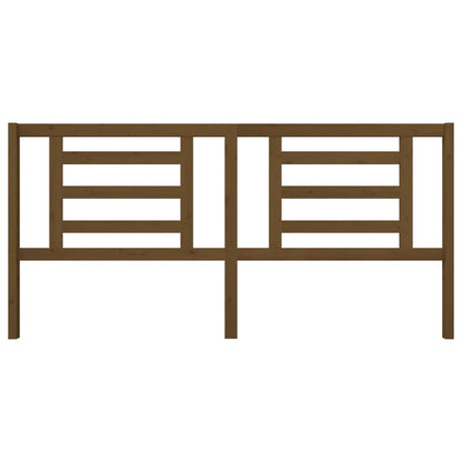 Testiera per Letto ambra 206x4x100 cm in Legno Massello di Pino - homemem39