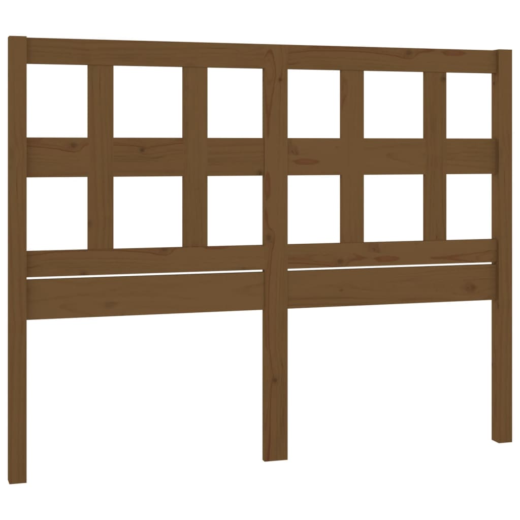 Testiera per Letto ambra 125,5x4x100 cm Legno Massello di Pino - homemem39