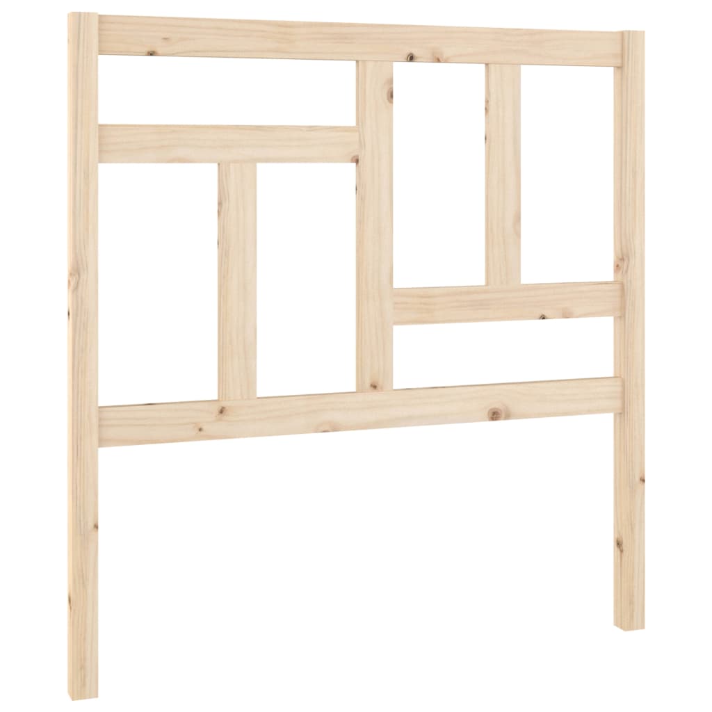 Testiera per Letto 95,5x4x100 cm Legno Massello di Pino - homemem39