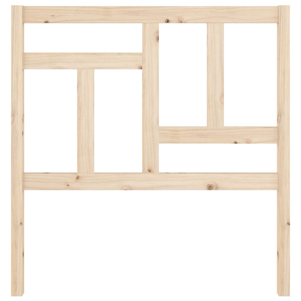 Testiera per Letto 95,5x4x100 cm Legno Massello di Pino - homemem39