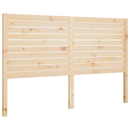 Testiera per Letto 126x4x100 cm in Legno Massello di Pino