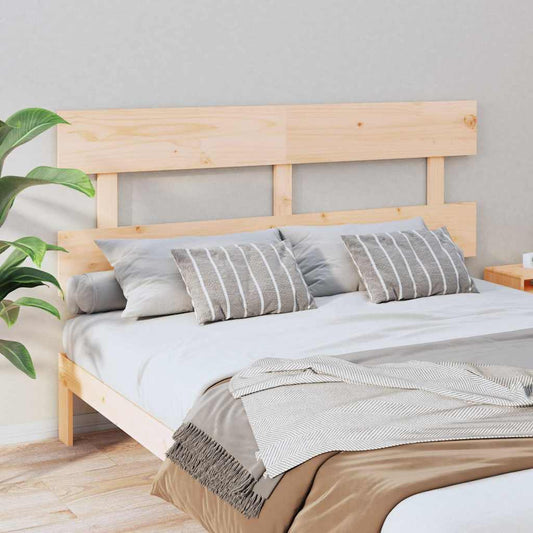 Testiera per Letto 154x3x81 cm in Legno Massello di Pino