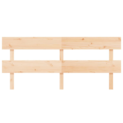 Testiera per Letto 204x3x81 cm in Legno Massello di Pino - homemem39