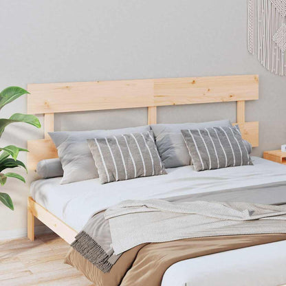 Testiera per Letto 204x3x81 cm in Legno Massello di Pino