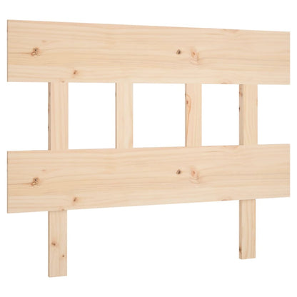 Testiera per Letto 93,5x3x81 cm in Legno Massello di Pino