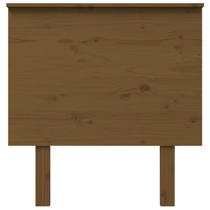Testiera per Letto ambra 79x6x82,5 cm in Legno Massello di Pino - homemem39