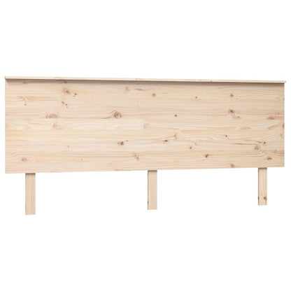 Testiera per Letto 184x6x82,5 cm Legno Massello di Pino - homemem39