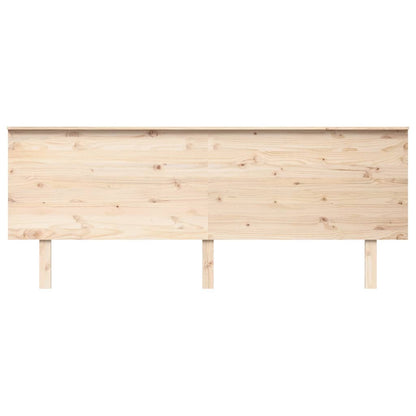 Testiera per Letto 204x6x82,5cm Legno Massello di Pino