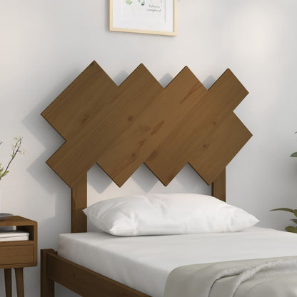 Testiera per Letto Ambra 92x3x81 cm in Legno Massello di Pino - homemem39