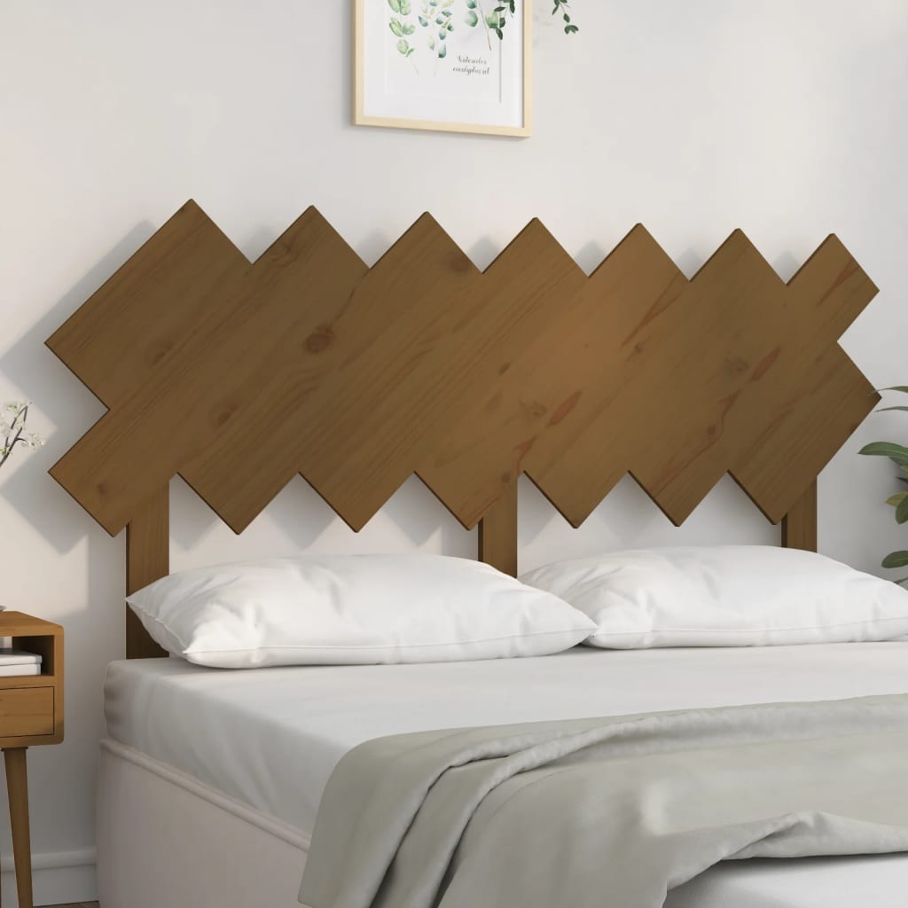 Testiera per Letto Ambra 151,5x3x81 cm Legno Massello di Pino - homemem39