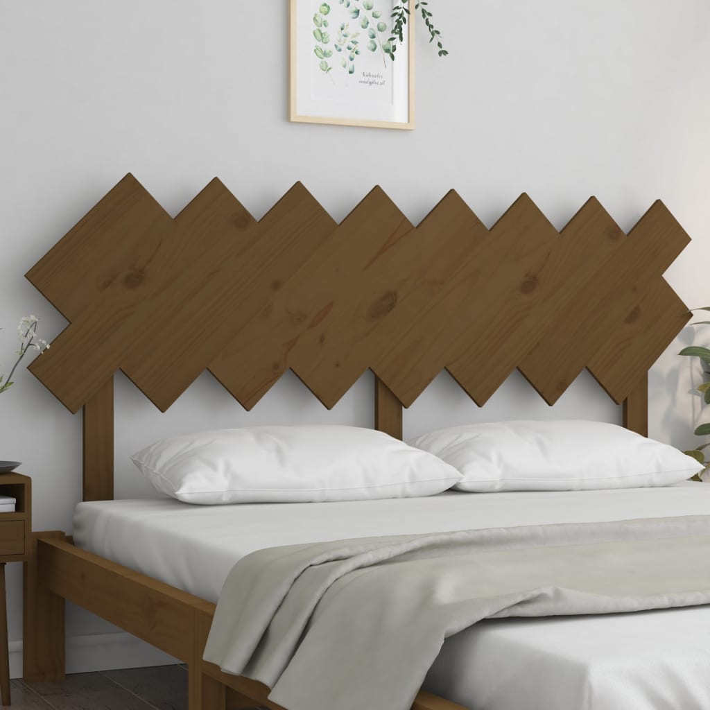 Testiera Letto Ambra 159,5x3x80,5 cm in Legno Massello di Pino - homemem39