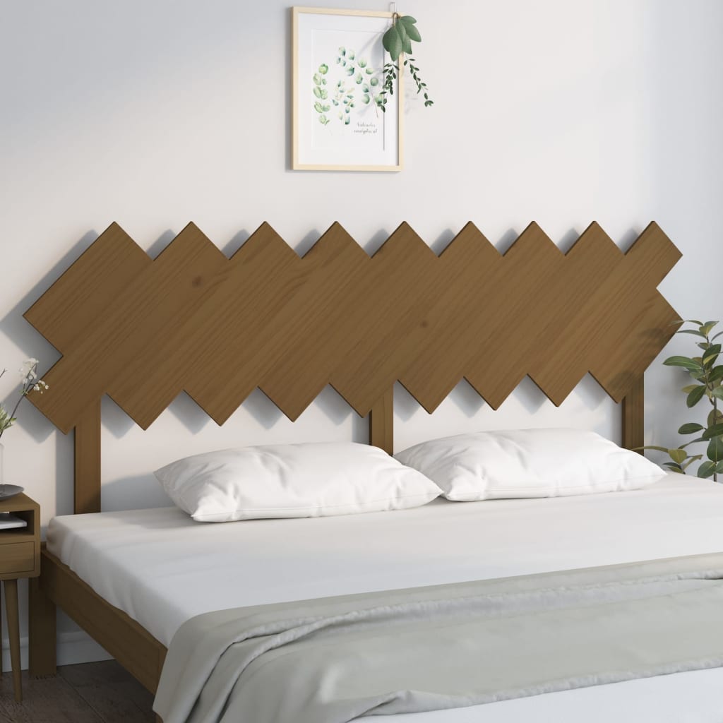 Testiera per Letto Ambra 178x3x80,5cm in Legno Massello di Pino - homemem39