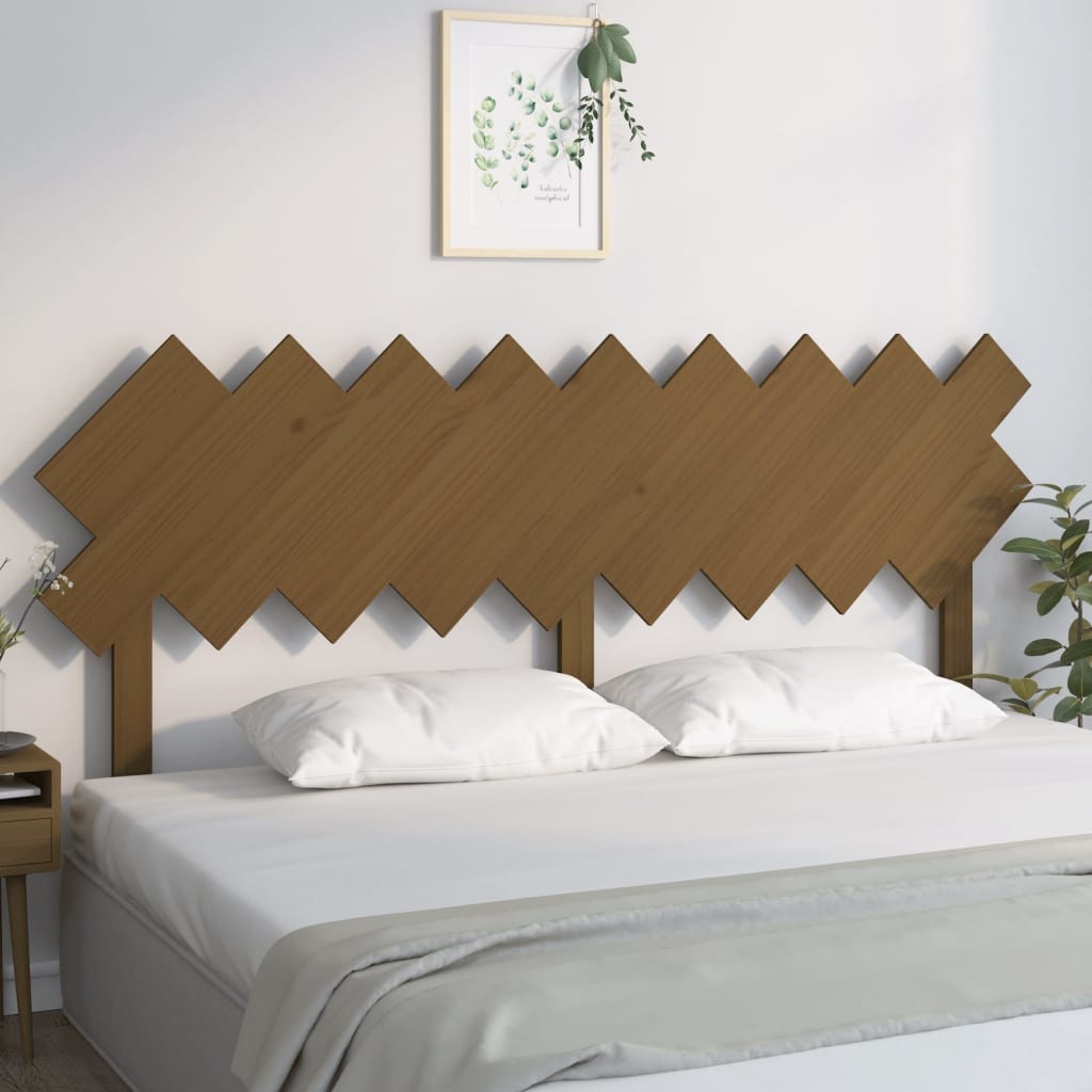 Testiera per Letto Ambra 178x3x80,5cm in Legno Massello di Pino - homemem39