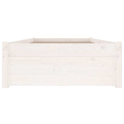 Giroletto Bianco con Cassetti 75x190 cm Small Single | homemem39