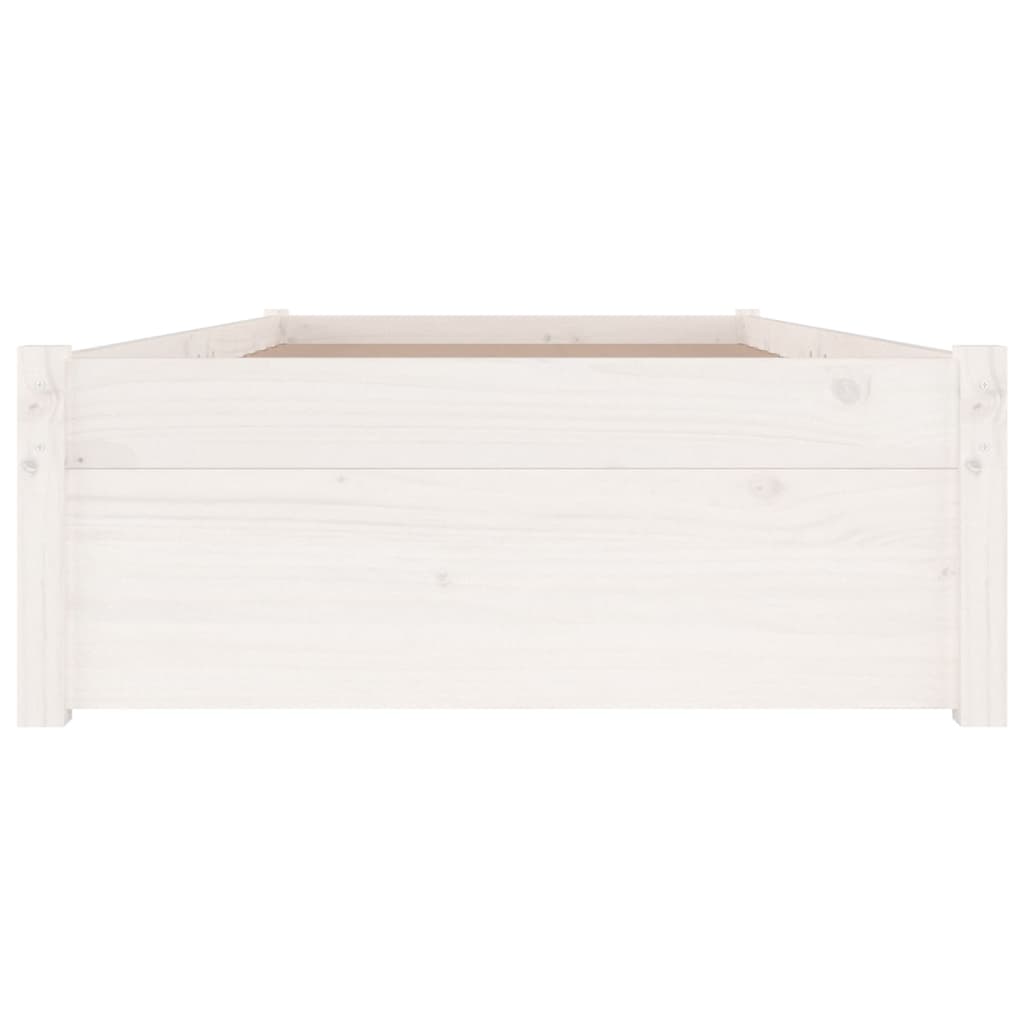 Giroletto Bianco con Cassetti 75x190 cm Small Single | homemem39
