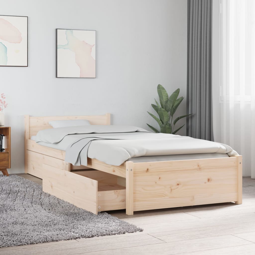 Giroletto con Cassetti 75x190 cm Small Single | homemem39