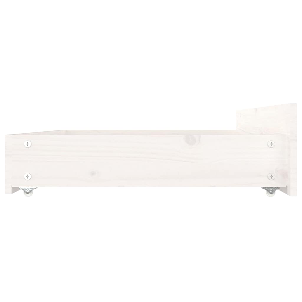 Giroletto con Cassetti Bianco 135x190 cm Double | homemem39