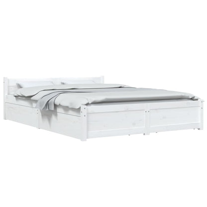 Giroletto con Cassetti Bianco 140x190 cm | homemem39