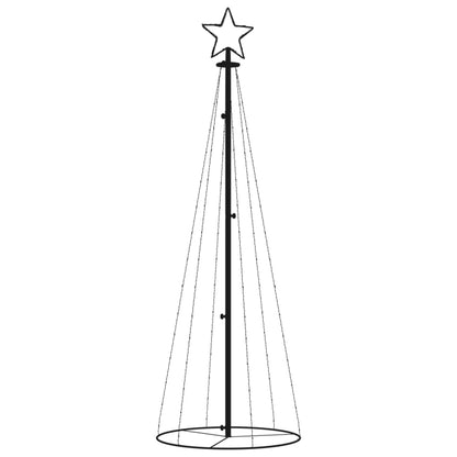 Albero di Natale a Cono Blu 108 LED 70x180 cm